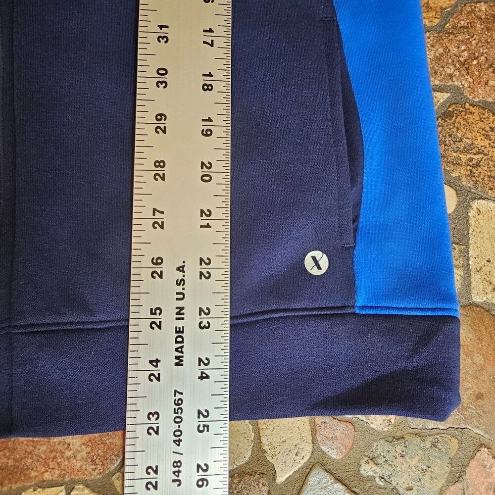 NWT Xersion Boys Large Husky Size 14/16 Zip-Up Hoodie American Navy Blue - Picture 9 of 9